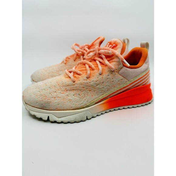 Louis Vuitton V.N.R. Orange Technical Knit Trainers Sneakers Shoes Size US 6 - Picture 9 of 12